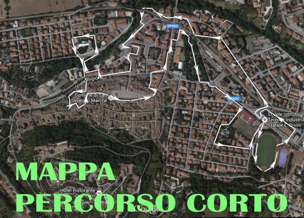 mappa percorsoCORTO